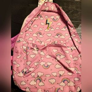 NWT Girl's Backpack, pretty pink, lots of space, FREE school supplies included!!
